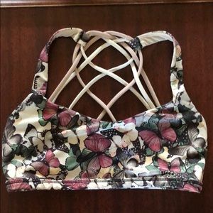 Lululemon butterfly sports bra
